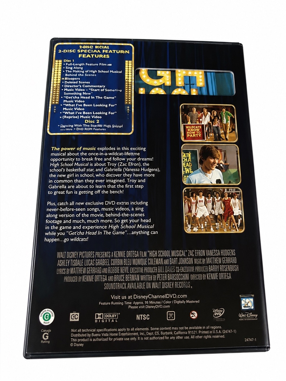 High School Musical Remix DVD – 2-Disc Special Edition - Picture 2 of 2